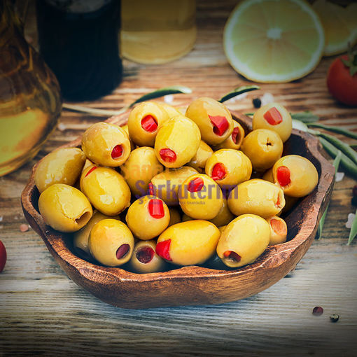 Domat Biber Dolgulu Zeytin 650 Gr resmi