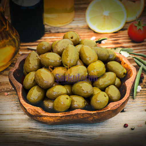 Köy Kırma Yeşil Zeytin 650 Gr resmi