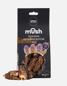 Mush Kurutulmus Kuzugöbegı Mantarı(Morel) 30G resmi